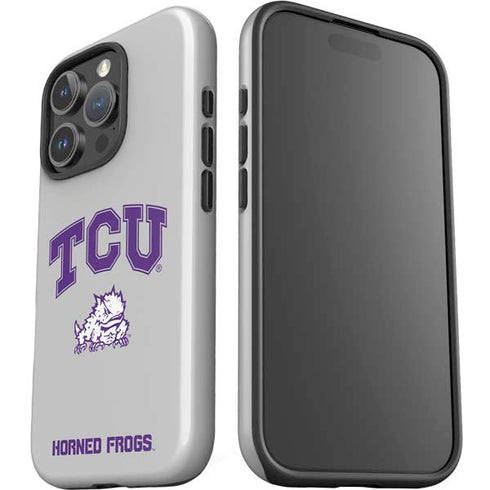 Texas Christian University Horned Frogs Logo Print iPhone 16 Pro Max Impact Case